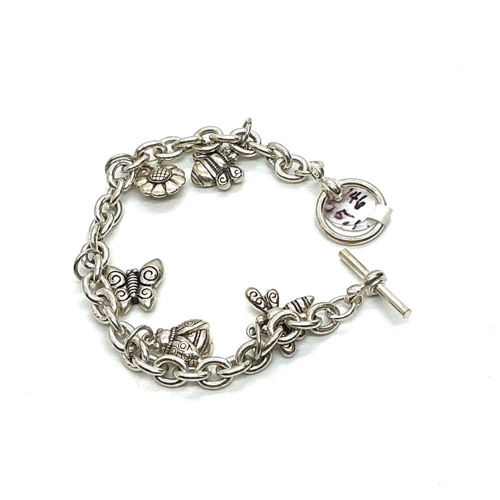 Sterling Insect Charm Bracelet